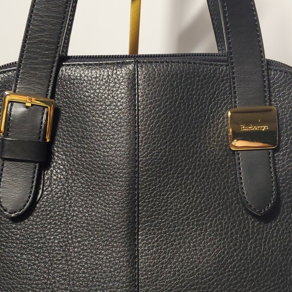 Authentic Vintage Burberry Plaid Interior Handbag With COA - Picture 6 of 15